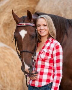 Horse and H.S. Senior Picture - Kennebunk Photographer