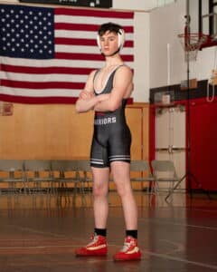 Well wrestling athlete in Maine